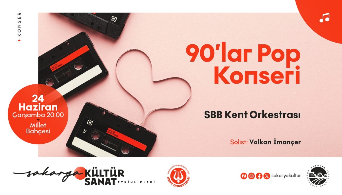 Sakarya’da yaz konserleri başlıyor: Öykü Gürman, Fettah Can, Ezginin Günlüğü, 90’lar pop…