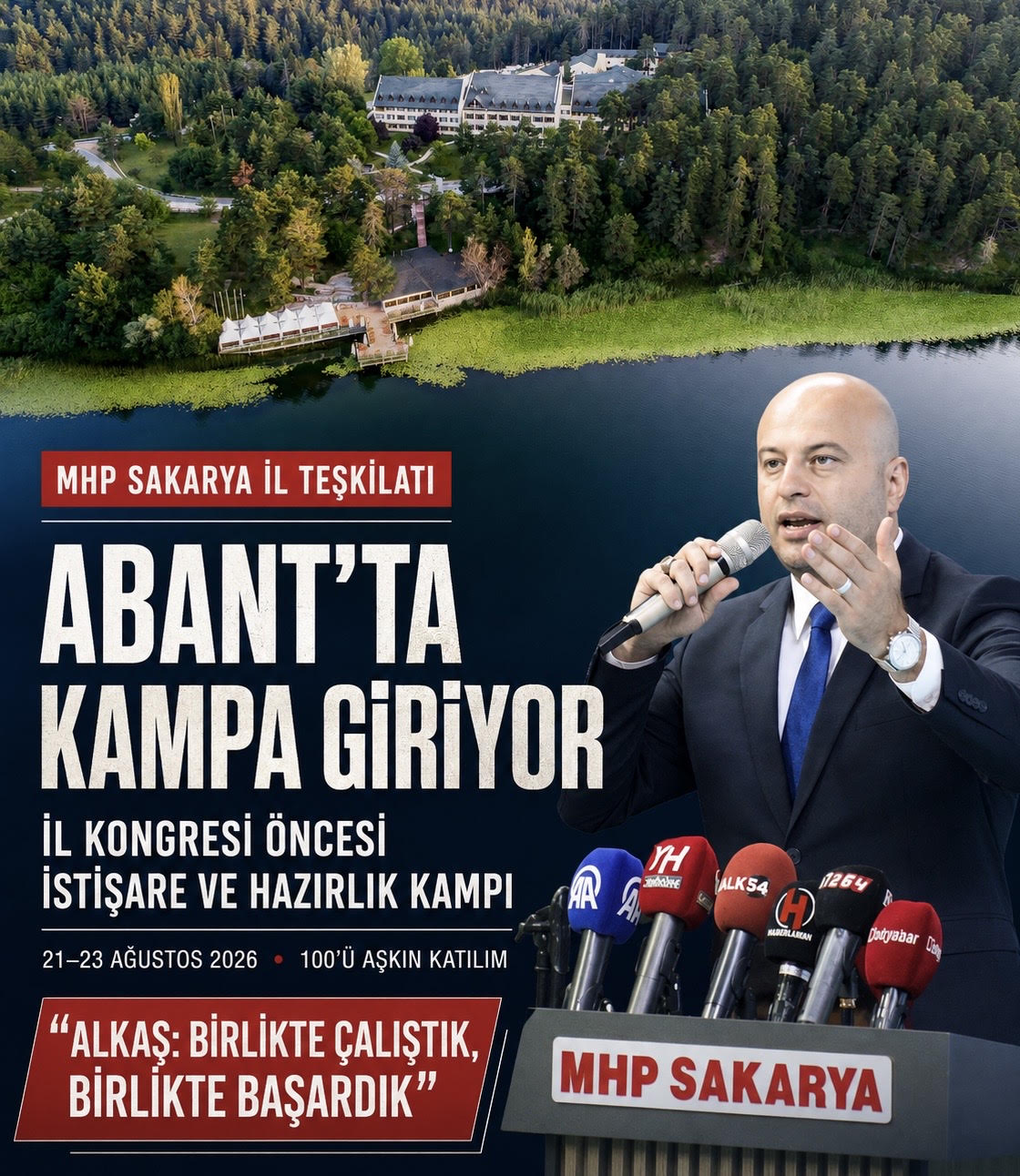 MHP Sakarya, İl Kongresi Öncesi Abant’ta Aile Kampına Giriyor