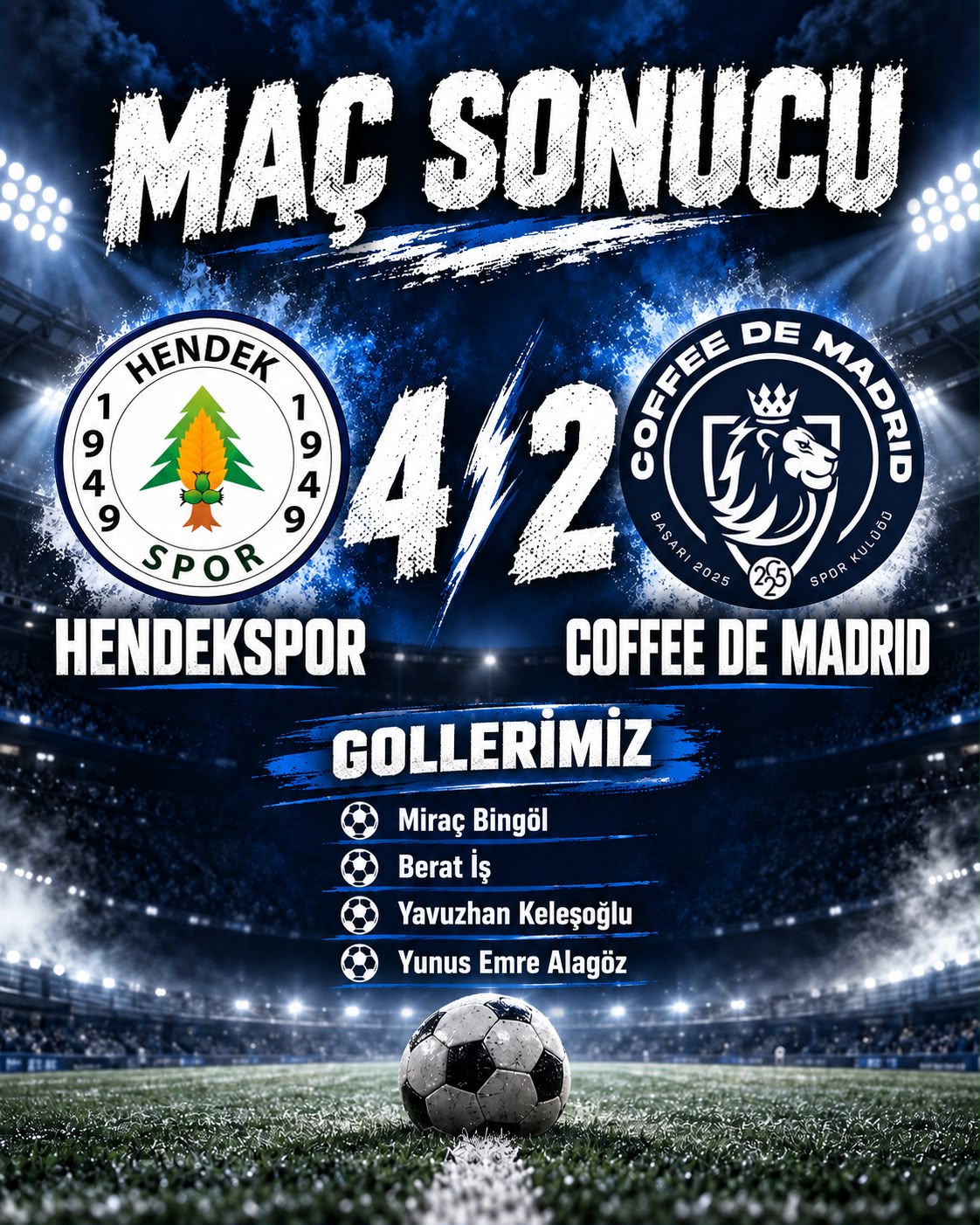 Hendekspor, hazırlık karşılaşmasından galip ayrıldı